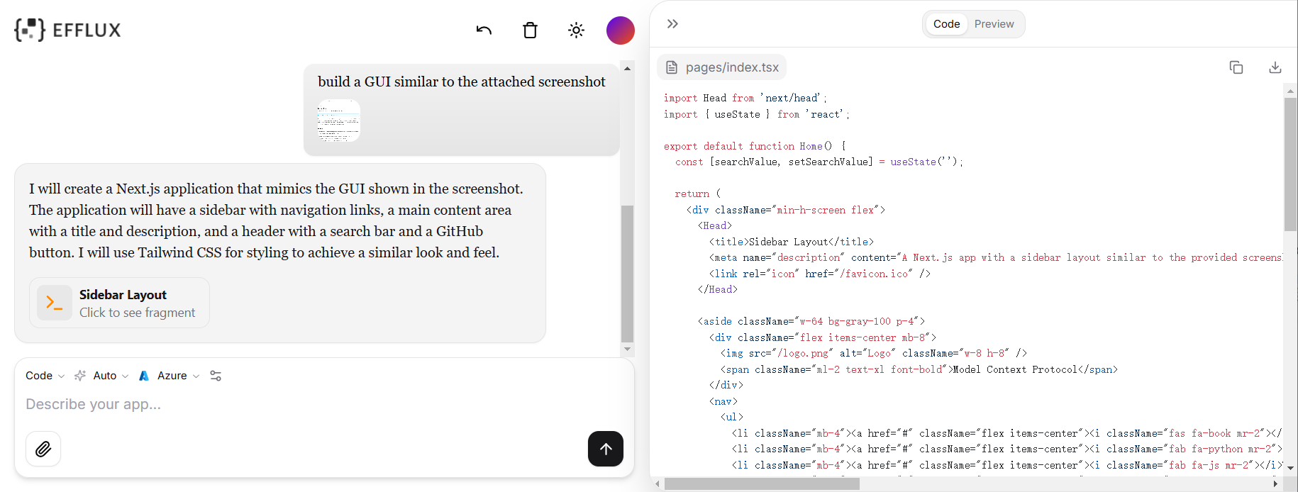 Image-to-UI