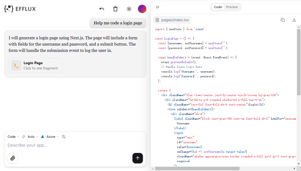 Text-to-UI